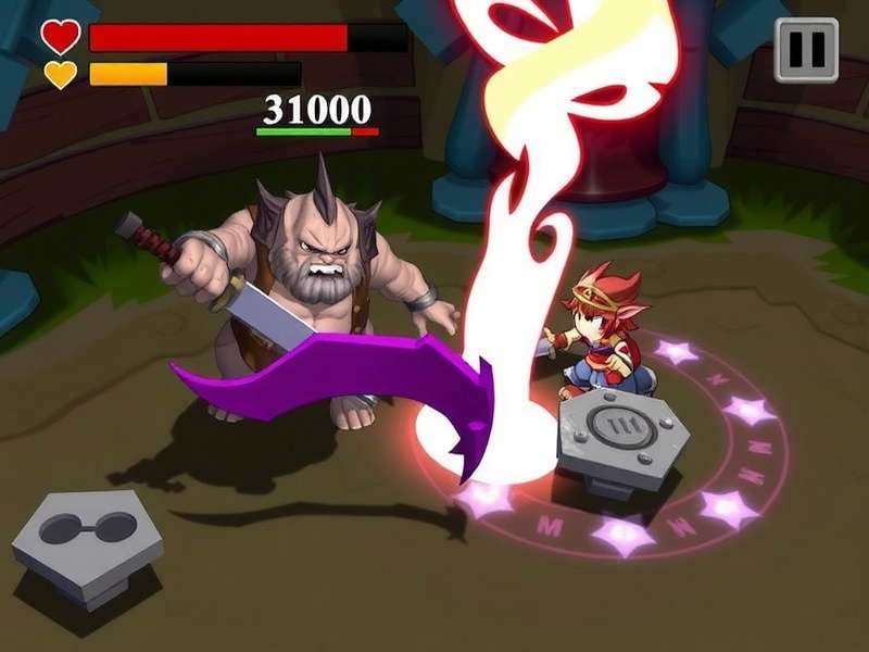 Intense Battle in Smoldering Blade Brawl Smoldering Blade Brawl Gameplay Screenshot